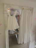 White linen sets 8 to 14 £40